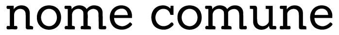 Logo NOMECOMUNE